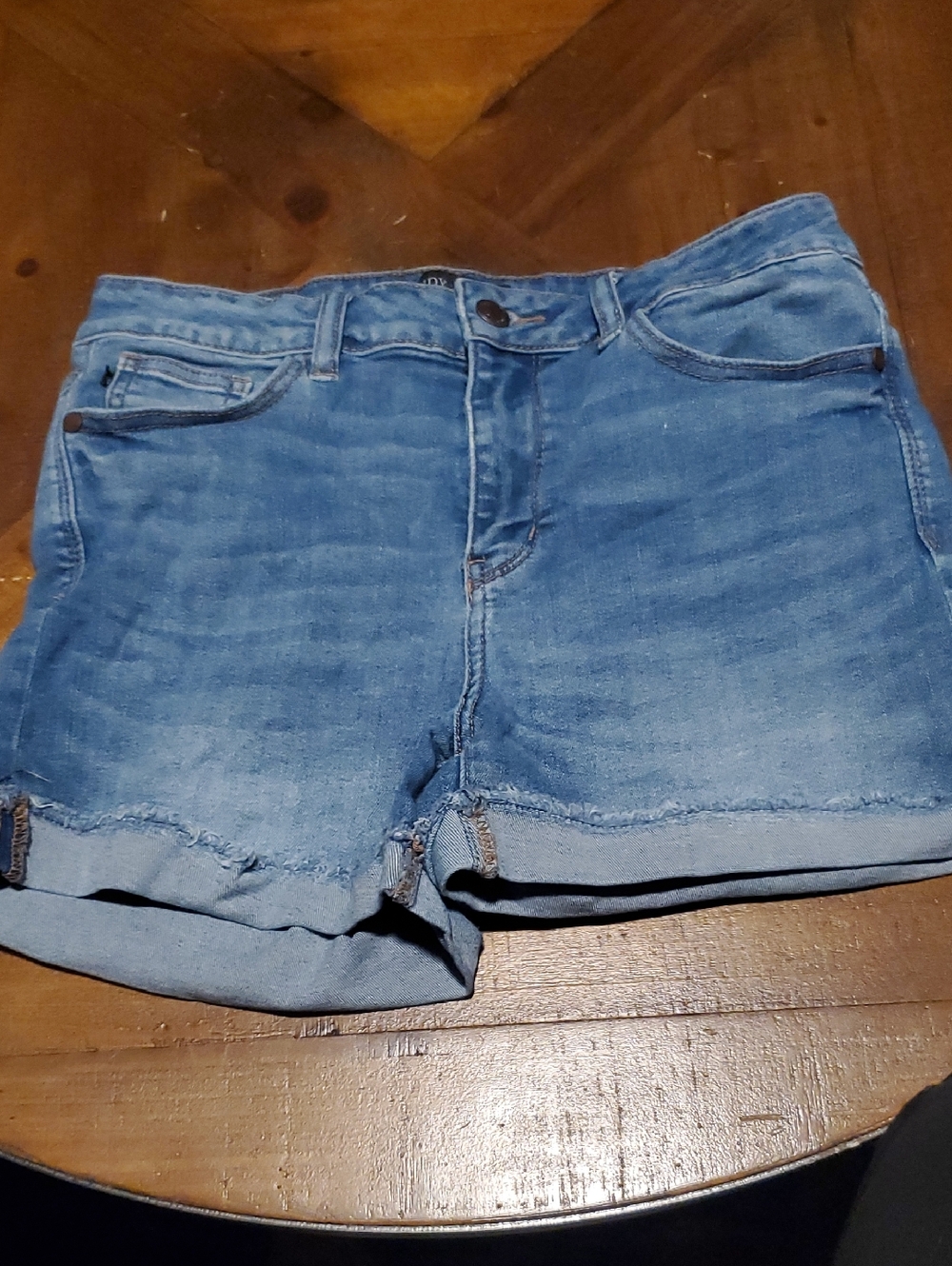 Judy Blue Mid-Rise Light Blue Denim Shorts